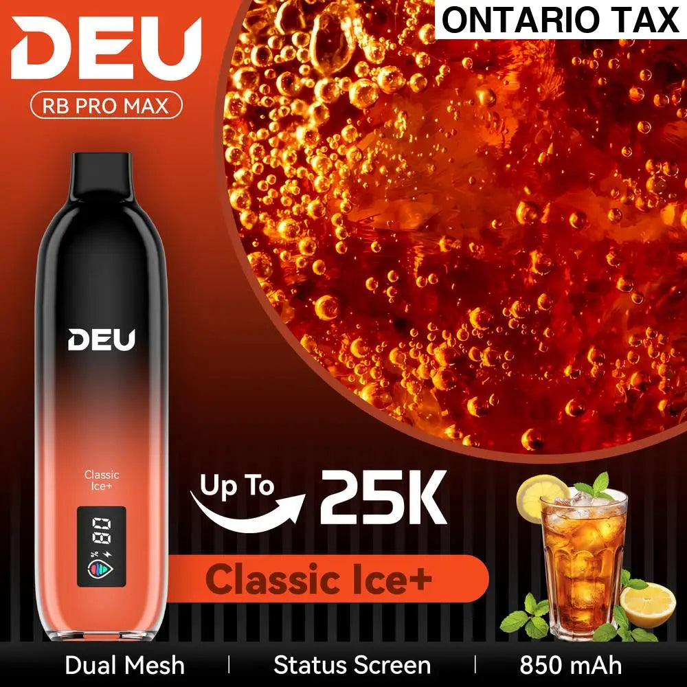Vape jetable DEU RB PRO MAX+ 25K