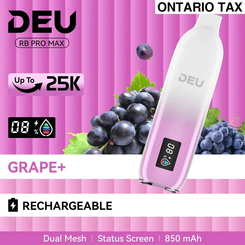 Vape jetable DEU RB PRO MAX+ 25K