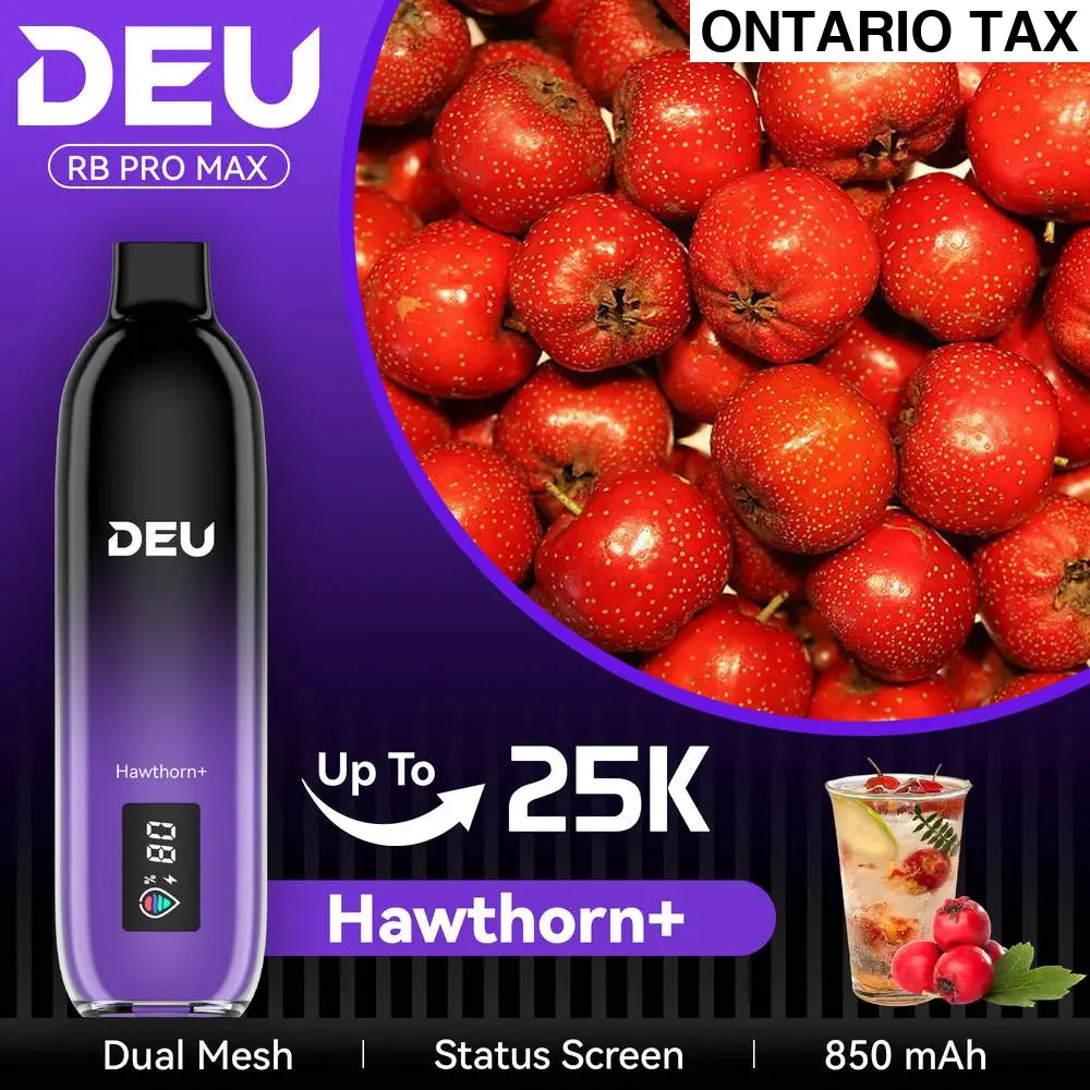 Vape jetable DEU RB PRO MAX+ 25K