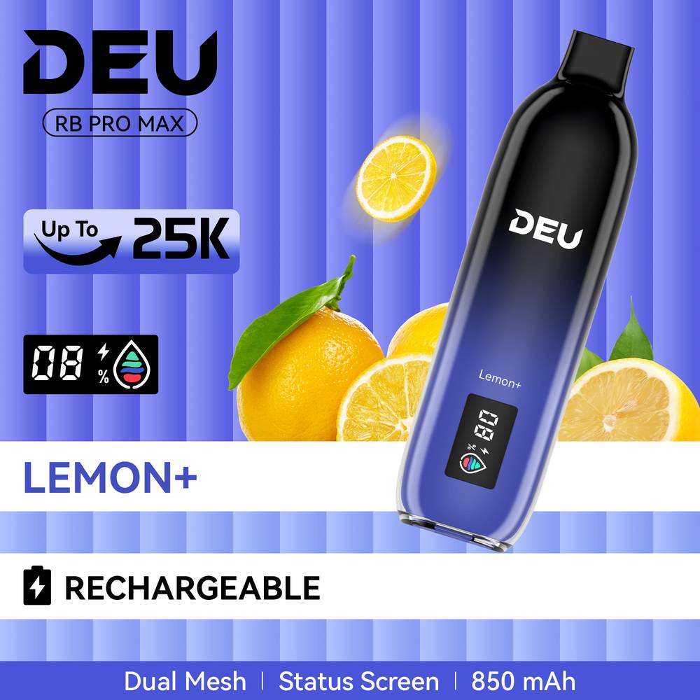 DEU RB PRO MAX+ 25K Vape Jetable – Jusqu’à 25 000 Bouffées