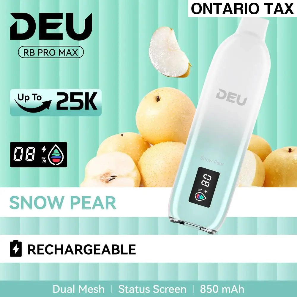 Vape jetable DEU RB PRO MAX+ 25K