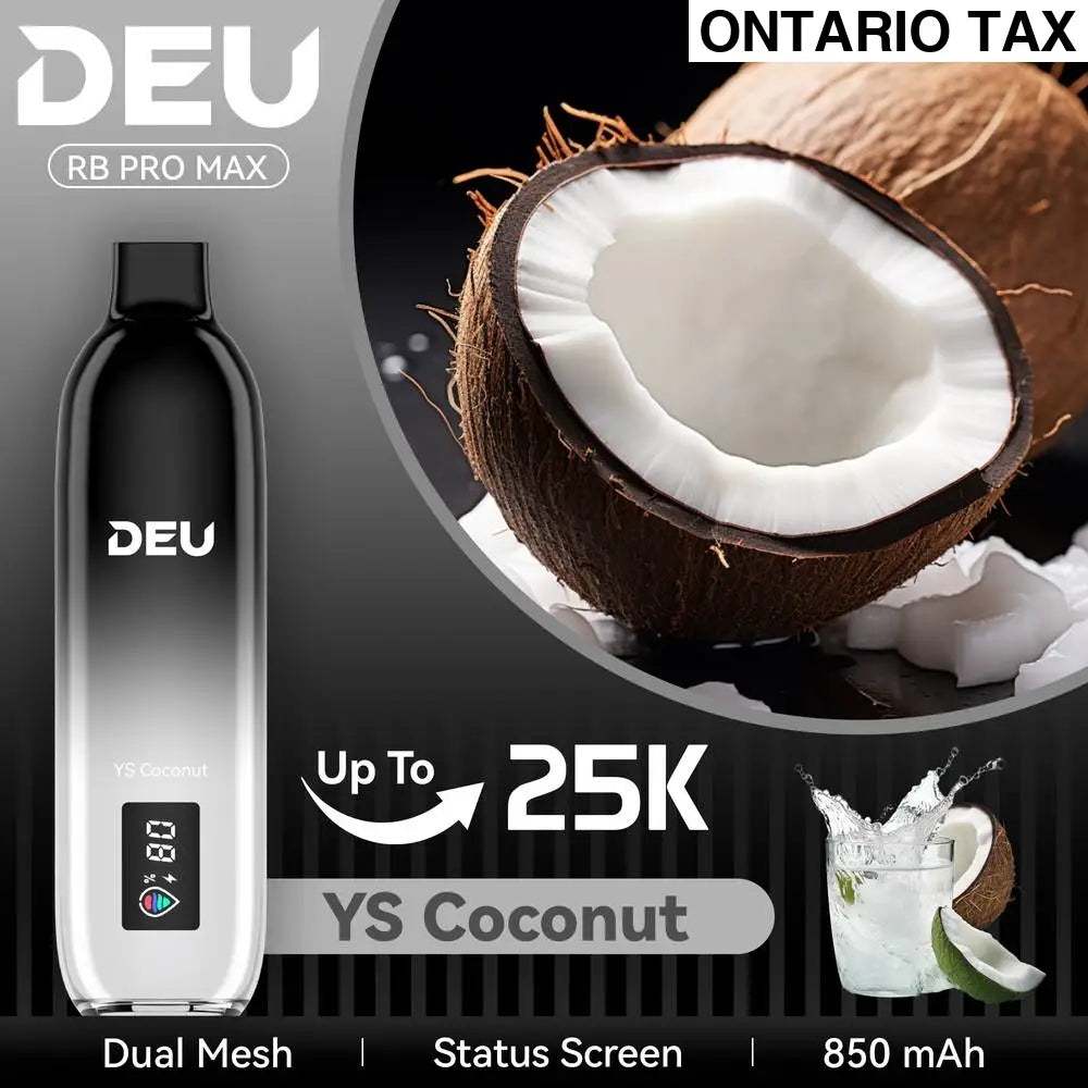 Vape jetable DEU RB PRO MAX+ 25K