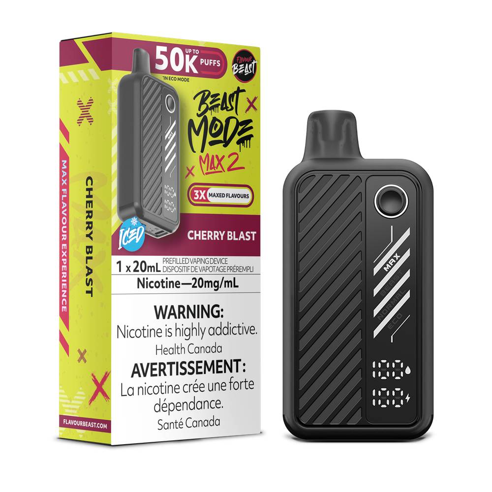 Flavour Beast Beast Mode Max 2 50K Disposable Vape – 50,000 Puffs, 20 mL  E-Liquid – Super Vape