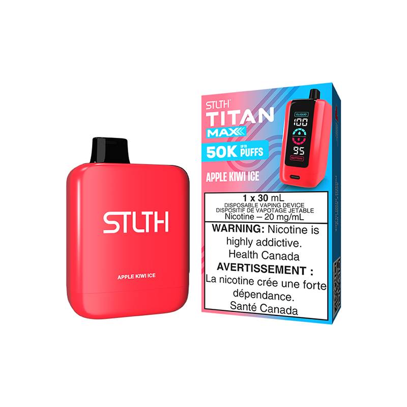 STLTH TITAN MAX 50K  Vape jetable 50 000 bouffes, Quad Mesh Coil  Super  Vape