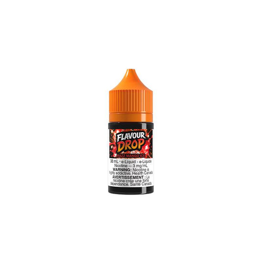 FLAVOUR DROP 3MG 30ML Freebase E-Liquid-Razz-Mango-Ice