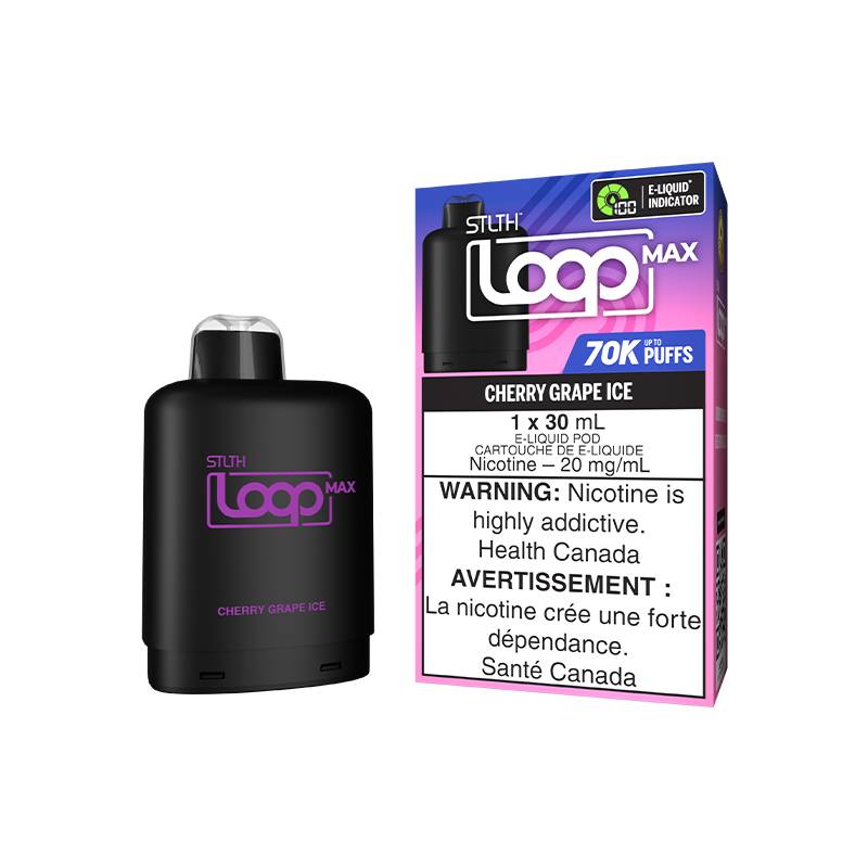 STLTH Loop Max 70K Pod Pack Cherry Grape Ice