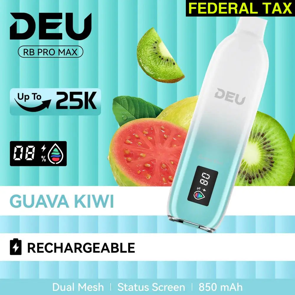 DEU RB PRO MAX + Experience the peak of taste evolution Guava Kiwi