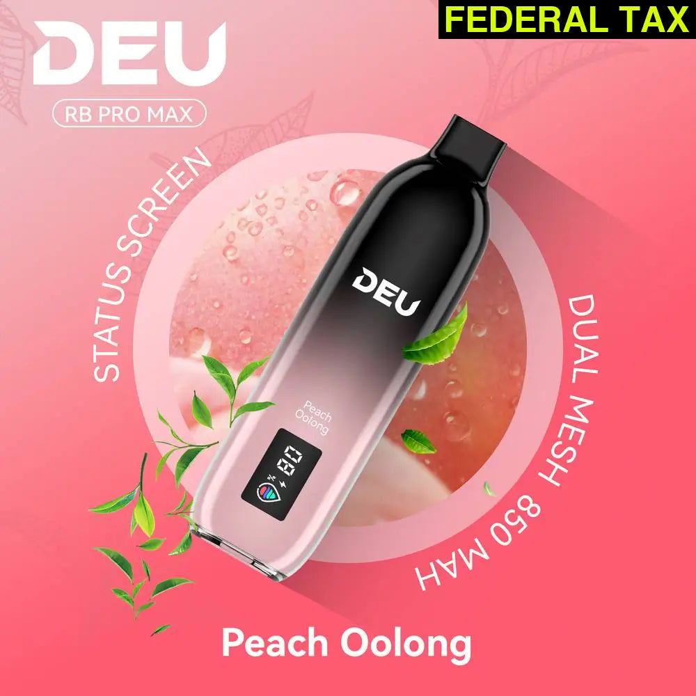 DEU RB PRO MAX + Experience the peak of taste evolution Peach Oolong