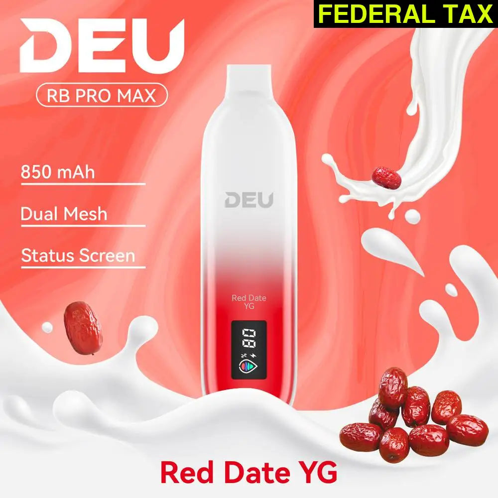 DEU RB PRO MAX + Experience the peak of taste evolution Red Date YG