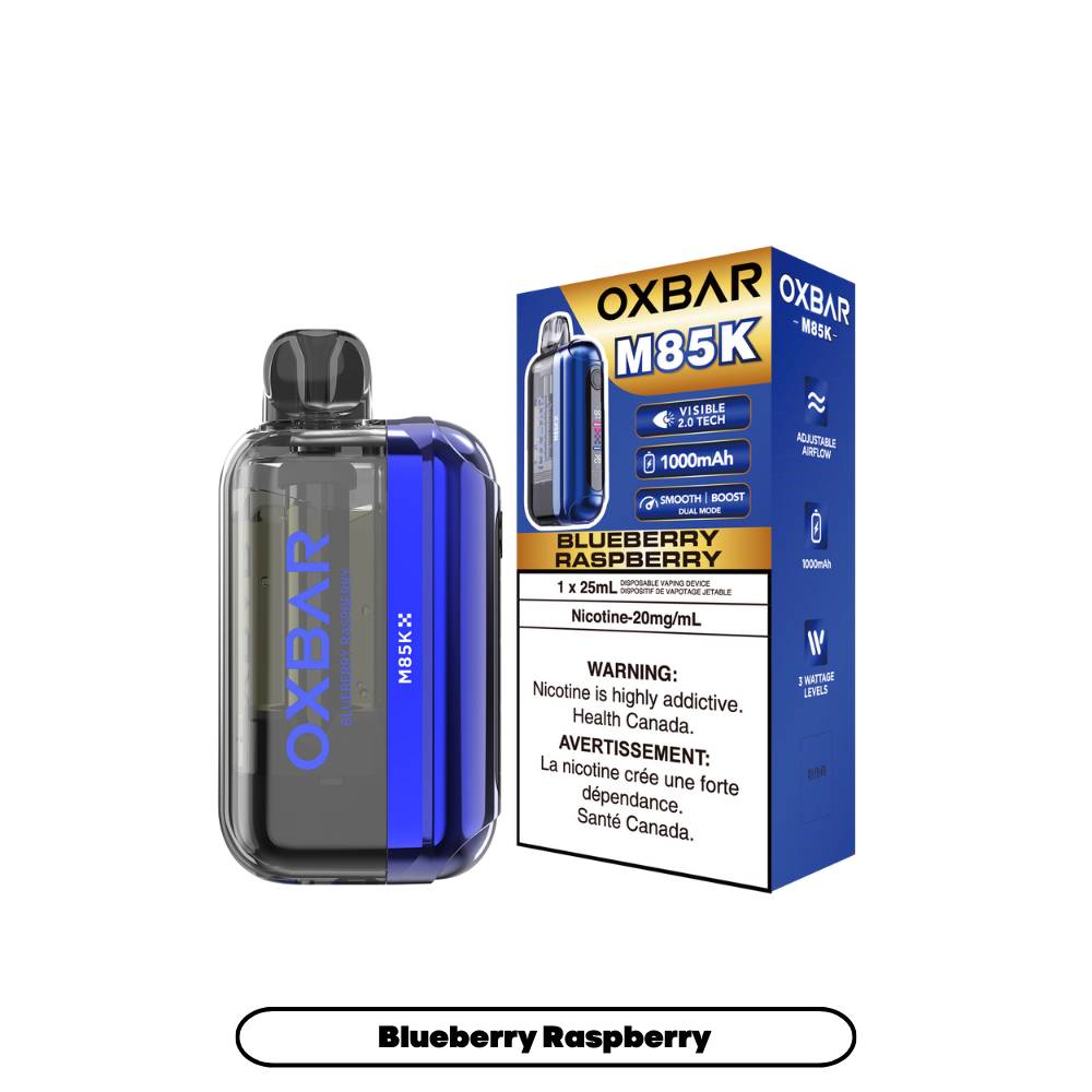 disposable vape montreal OXBAR M85K VUSE Alto Pods Menthol Fog Light Colour:Powder Blue