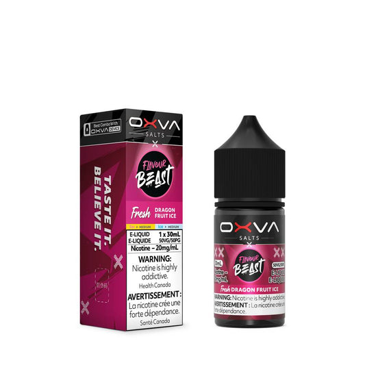 Flavour Beast x OXVA Nicotine Salt E-Liquid - Fresh Dragon Fruit Ice