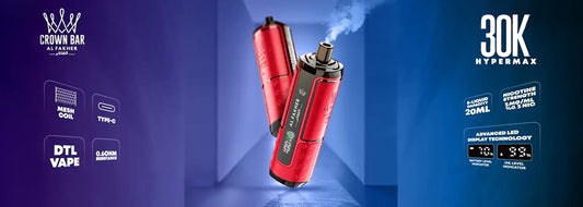 Al Fakher Crown Bar Hypermax 30K Disposable Vape Features and Overview
