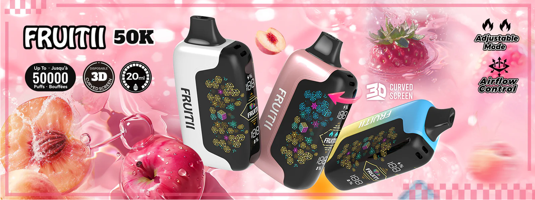 Fruitii 50K Disposable Vape: Big Capacity, Bold Flavor, Clean Design