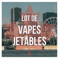 Bannière de la collection Lot de vapes jetables