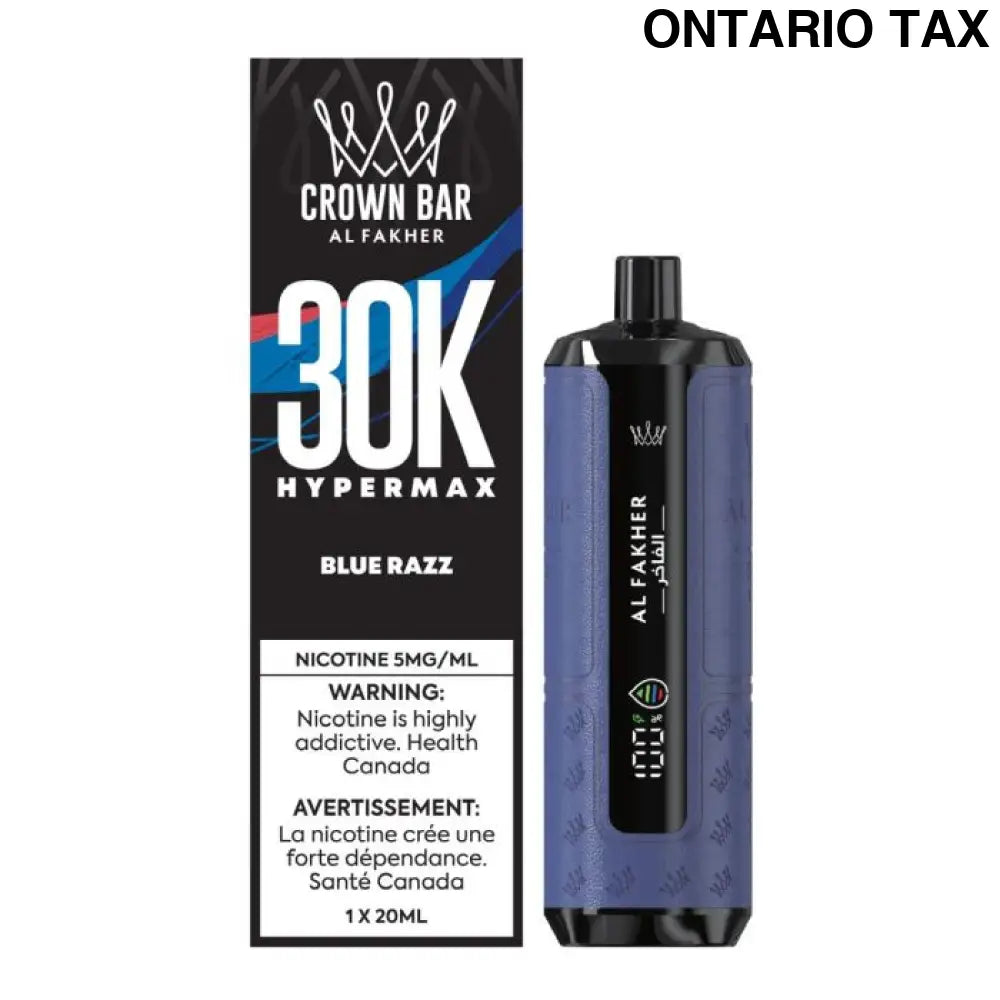 AL FAKHER CROWN BAR HYPE MAX 30K BLUE RAZZ