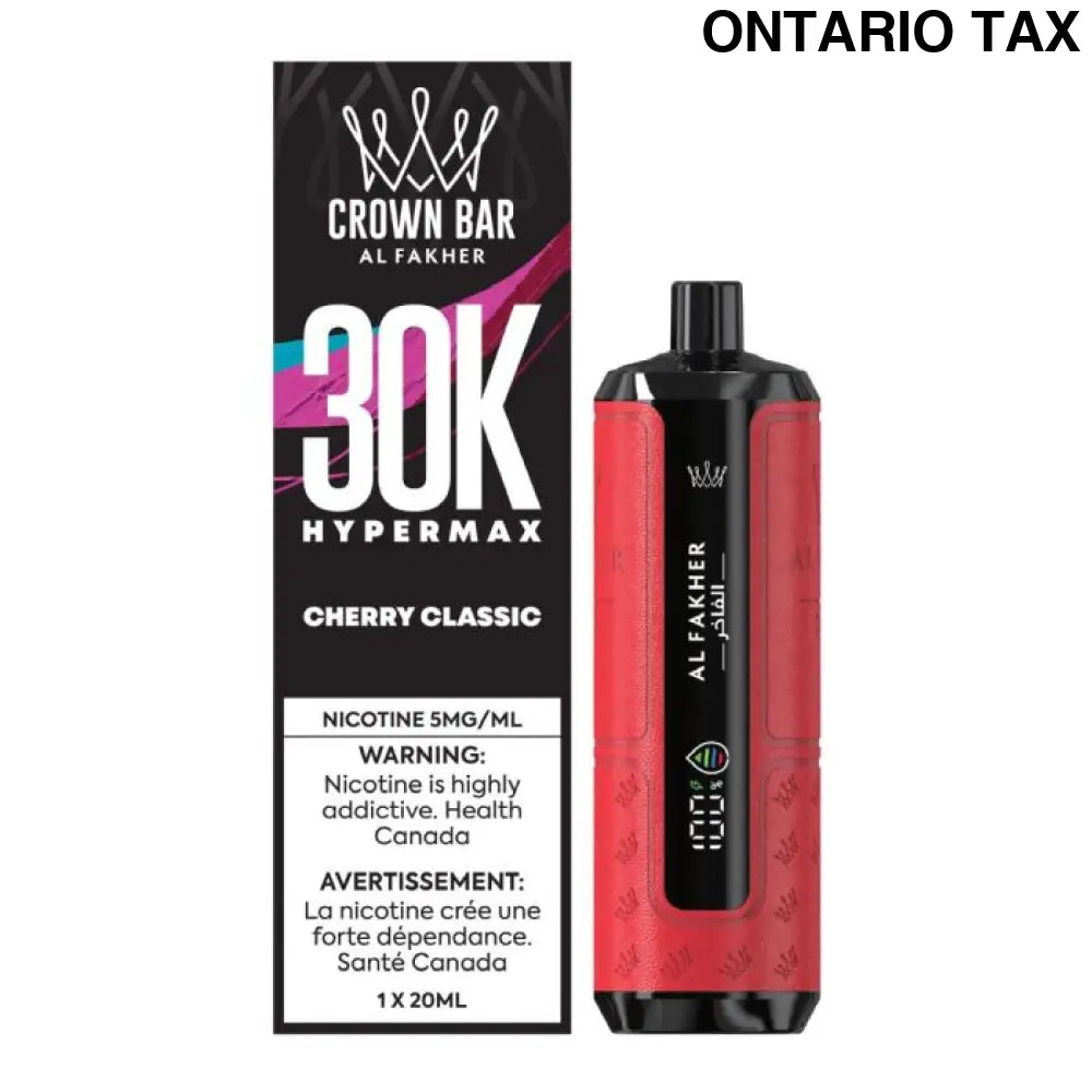 AL FAKHER CROWN BAR HYPE MAX 30K CHERRY CLASSIC