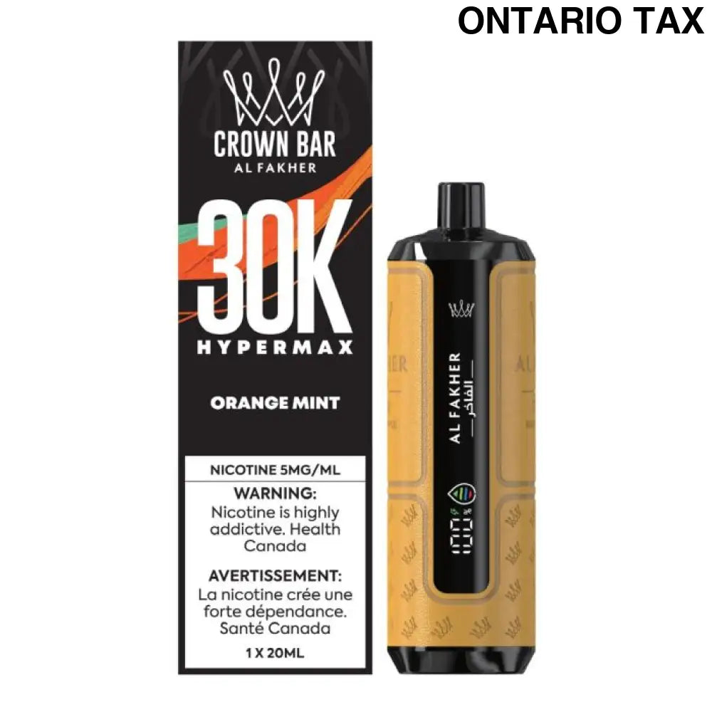 AL FAKHER CROWN BAR HYPE MAX 30K ORANGE MINT