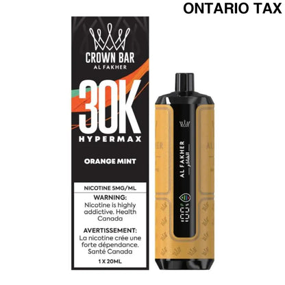 AL FAKHER CROWN BAR HYPE MAX 30K ORANGE MINT