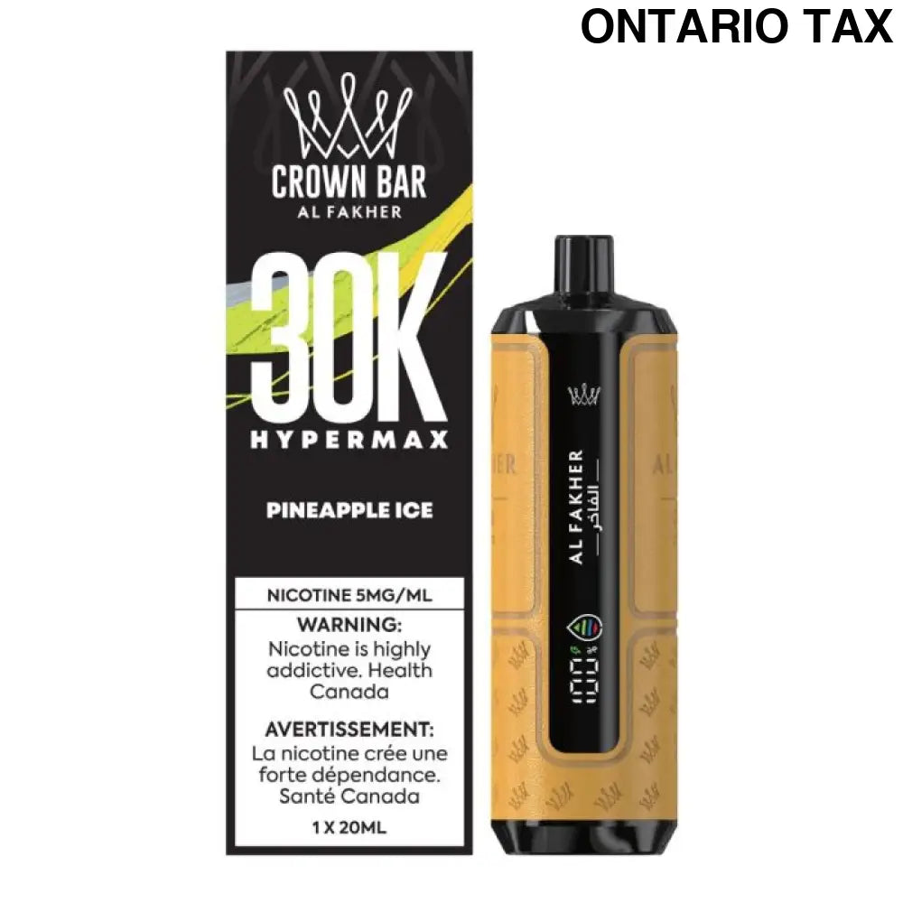 AL FAKHER CROWN BAR HYPE MAX 30K PINEAPPLE ICE