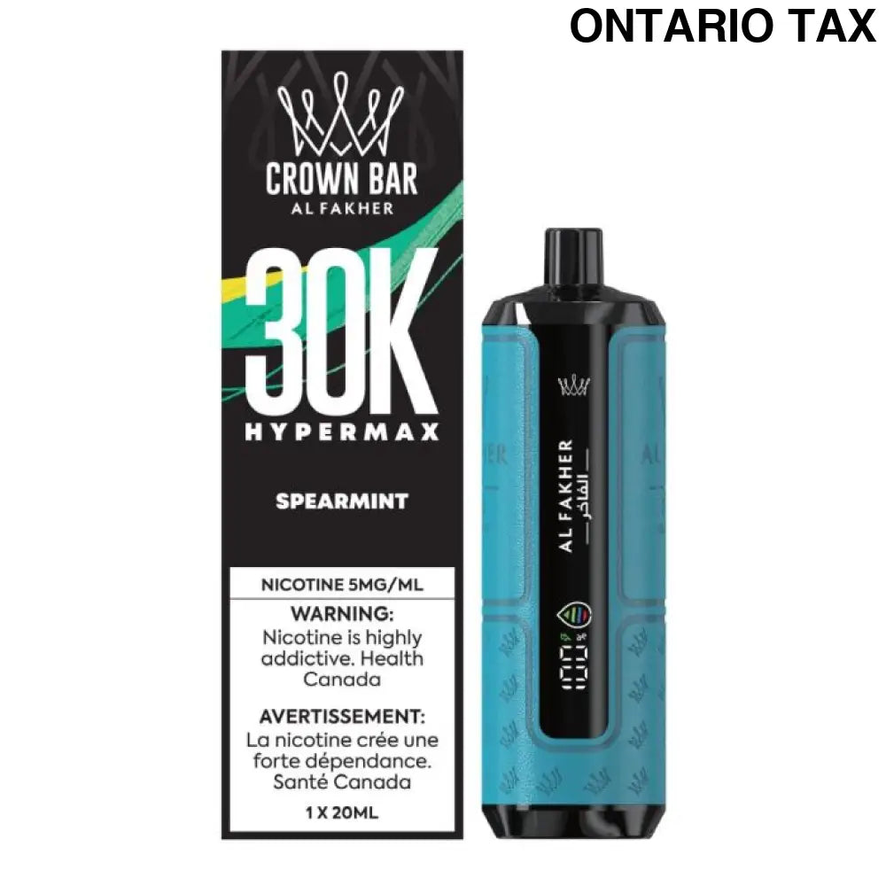 AL FAKHER CROWN BAR HYPE MAX 30K SPEARMINT