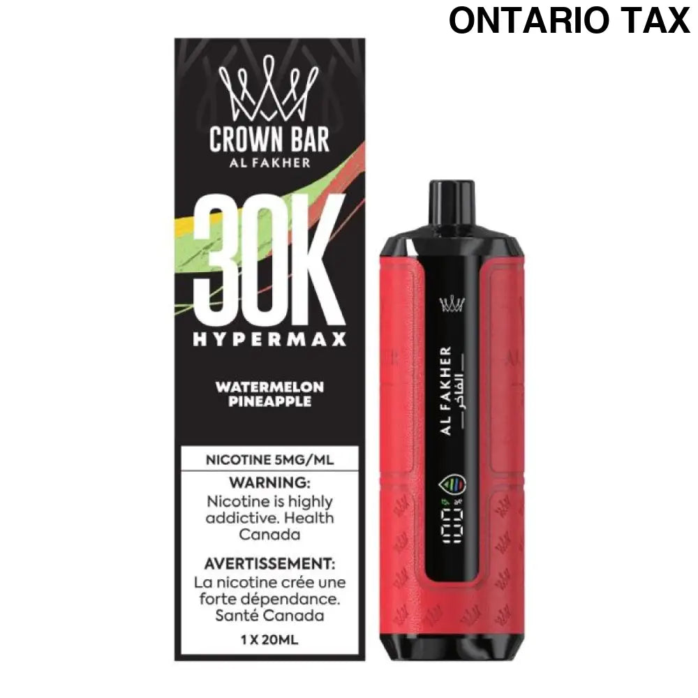 AL FAKHER CROWN BAR HYPE MAX 30K WATERMELON PINEAPPLE