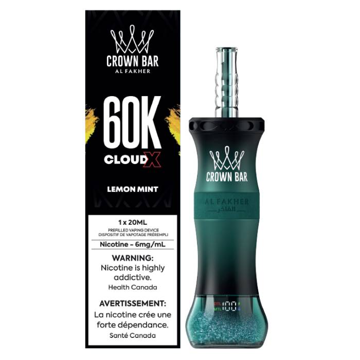 AL FAKHER Cloud X 60K Disposable Vape Lemon Mint