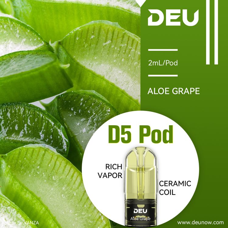 DEU D5 Icy Vape Pods Compatible Relx