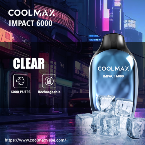 COOLMAX  IMPACT 6000 Puffs - Icy Rechargeable Disposable