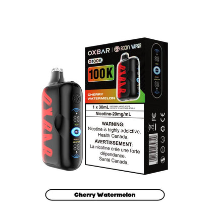 OXBAR Rocky Vapor G100K Disposable Vape Cherry Watermelon
