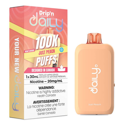 Drip'n Daily 100K Disposable Vape - Just Peach