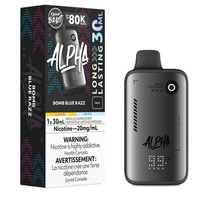 Flavour Beast Alpha 80K Disposable Vape Bomb Blue Razz