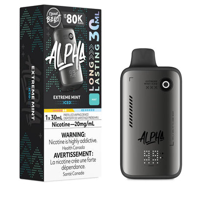 Flavour Beast Alpha 80K Disposable Vape Extreme Mint Iced