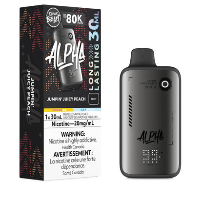 Flavour Beast Alpha 80K Disposable Vape Jumpin' Juicy Peach