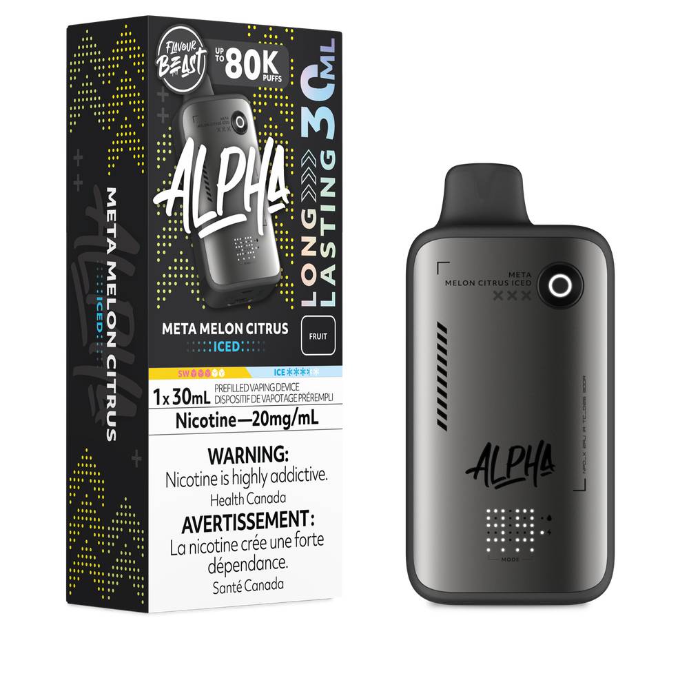 Flavour Beast Alpha 80K Disposable Vape Meta Melon Citrus Iced