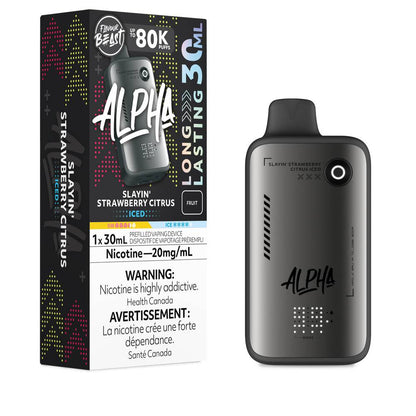 Flavour Beast Alpha 80K Disposable Vape Slayin' Strawberry Citrus Iced