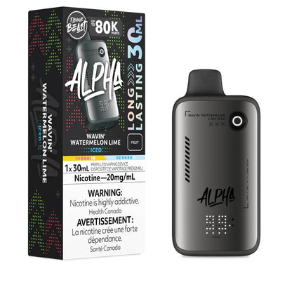 Flavour Beast Alpha 80K Disposable Vape Wavin' Watermelon Lime Iced
