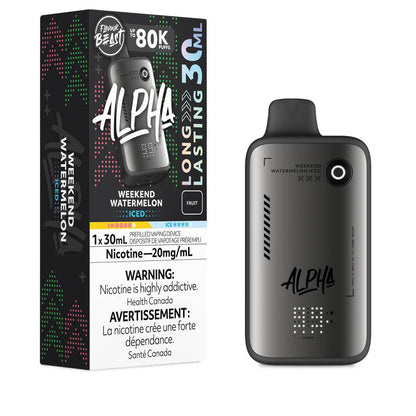 Flavour Beast Alpha 80K Disposable Vape Weekend Watermelon Iced
