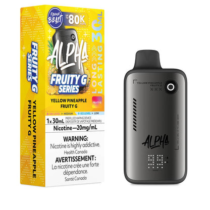 Flavour Beast Alpha 80K Disposable Vape Yellow Pineapple Fruity G