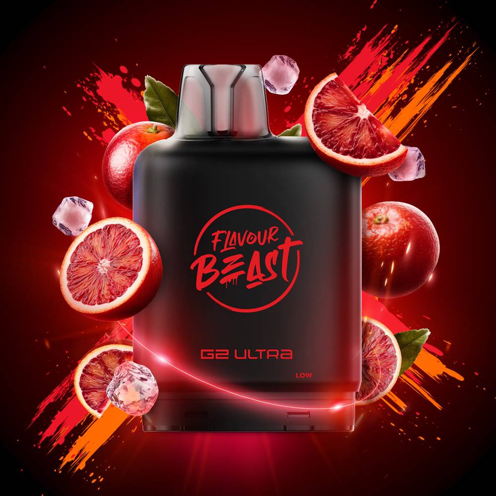 FlavourBeast_Boost-G2_LevelXPod-BanginBloodOrange