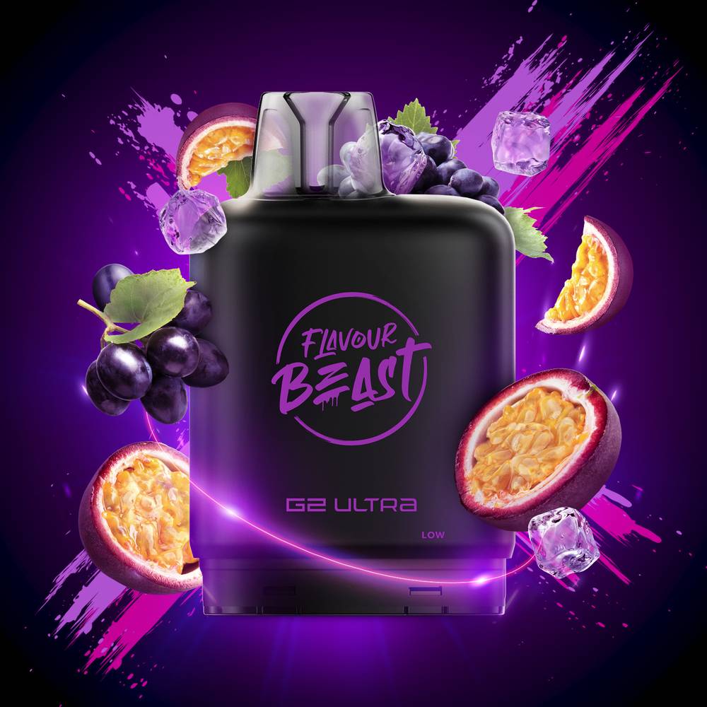FlavourBeast_Boost-G2_LevelXPod-GroovyGrapePassionfruit