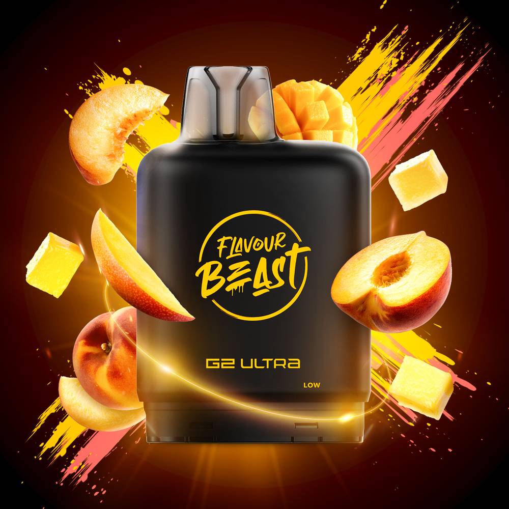 FlavourBeast_Boost-G2_LevelXPod-MadMangoPeach