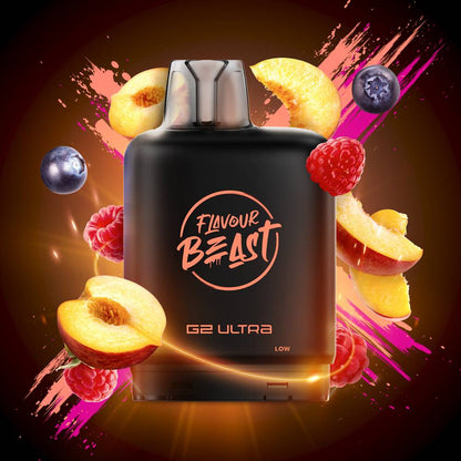 FlavourBeast_Boost-G2_LevelXPod-PackinPeachBerry