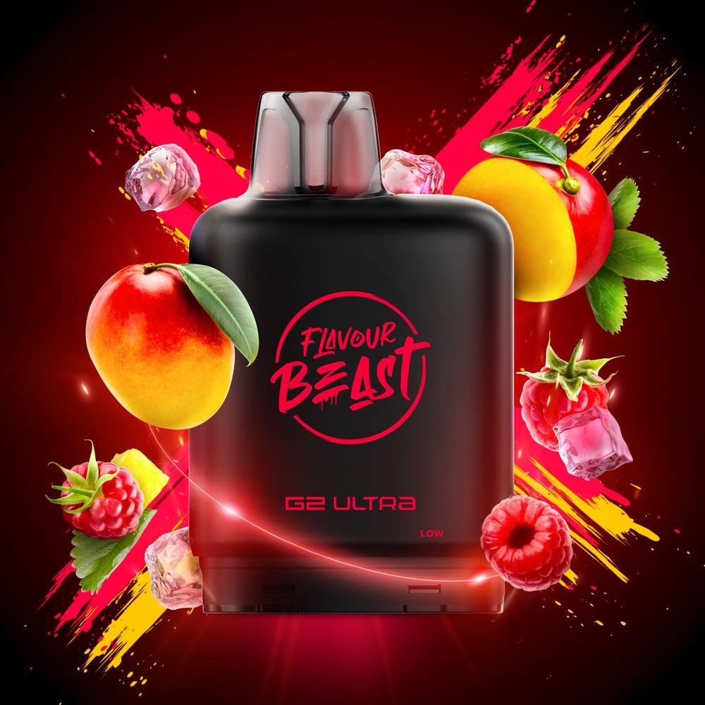 FlavourBeast_Boost-G2_LevelXPod-RaginRazzMango