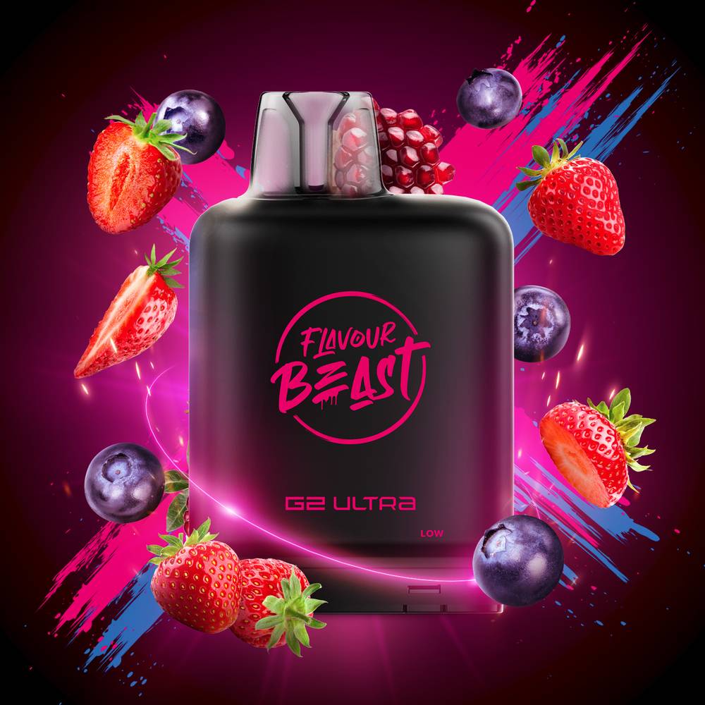 FlavourBeast_Boost-G2_LevelXPod-TrippinTripleBerry