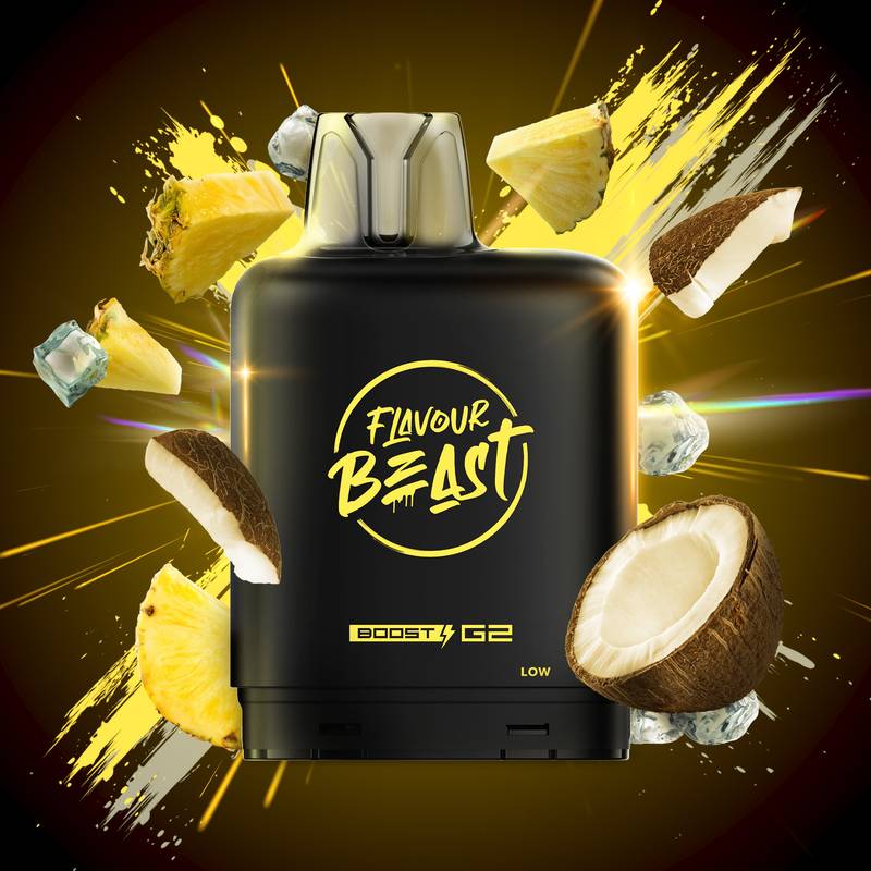 FlavourBeast_Boost_LevelXPod-COL-FEB2025-PineappleCoconut