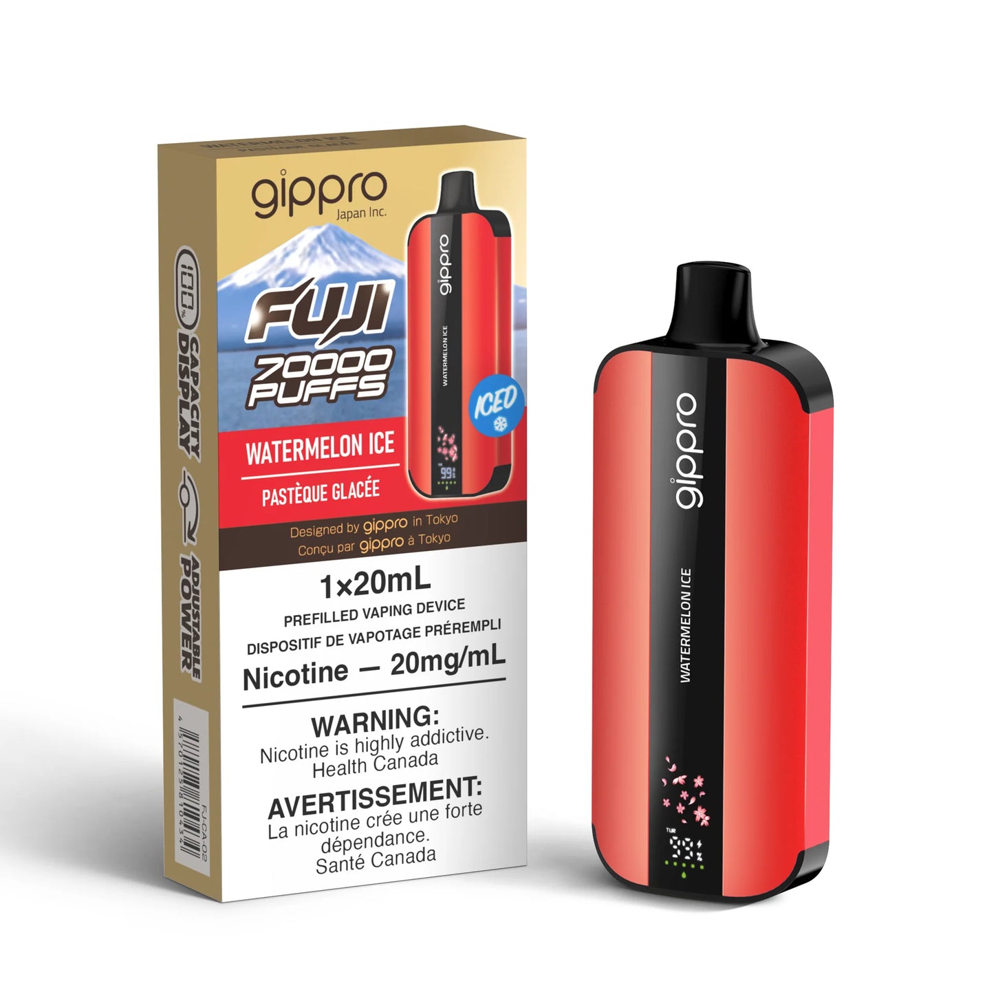Gippro Fuji 70000 Puffs Disposable Vape at Super Vape Store-Watermelon_Ice