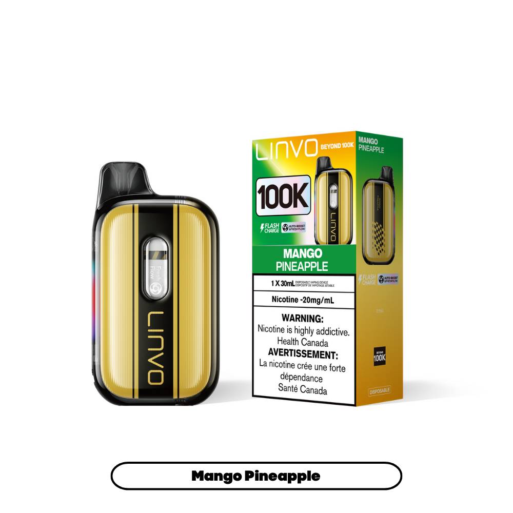 Linvo Beyond 100K Vape Jetable 30mL 100000 Bouffes Canada Super Vape Linvo Beyond 100K Vape Jetable 30mL 100000 Bouffes Canada Super Vape