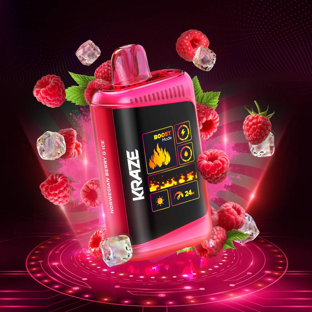 Vape jetable Kraze HD Mega 20 000 bouffées