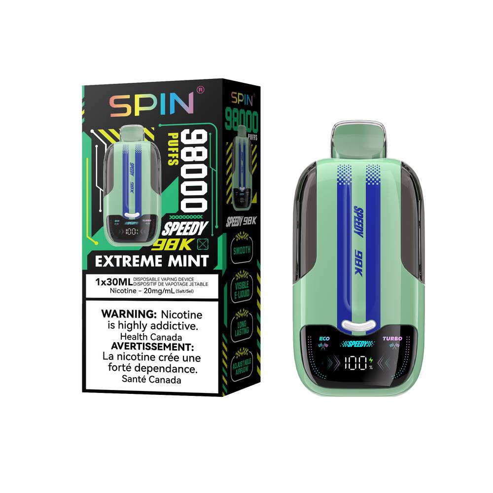 SPIN SPEEDY 98K Disposable Vape Canada – Super Vape