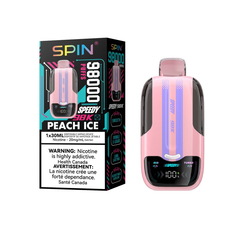 SPIN SPEEDY 98K Disposable Vape | Super Vape Store Canada SPIN SPEEDY 98K Disposable Vape | Super Vape Store Canada